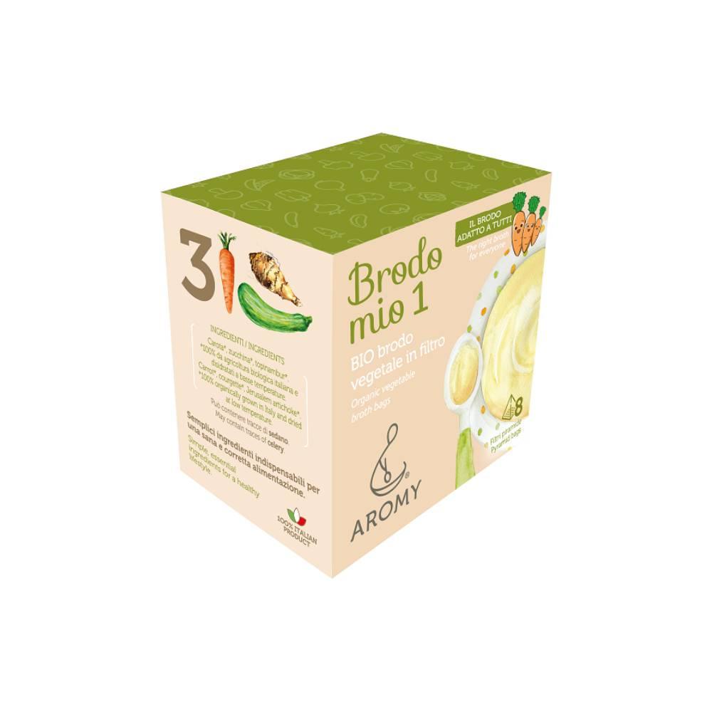 Brodo Mio 1 - Brodo vegetale BIO in filtri laterale