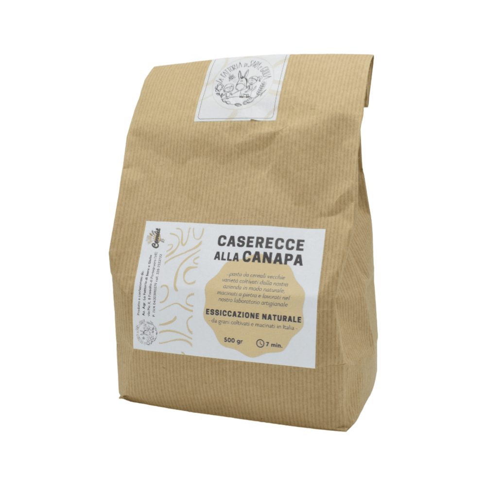 Pasta Casarecce alla Canapa - La Fattoria di Sara e Giulia