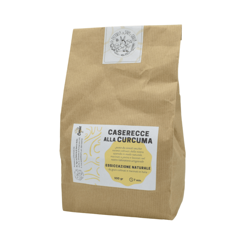 Pasta Caserecce alla Curcuma - La Fattoria di Sara e Giulia