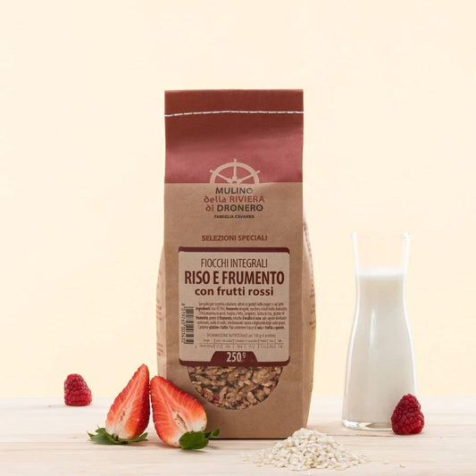 Fiocchi di riso, frumento e frutti rossi Cavanna