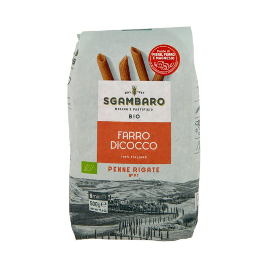 Penne rigate al farro di Sgambaro 500g