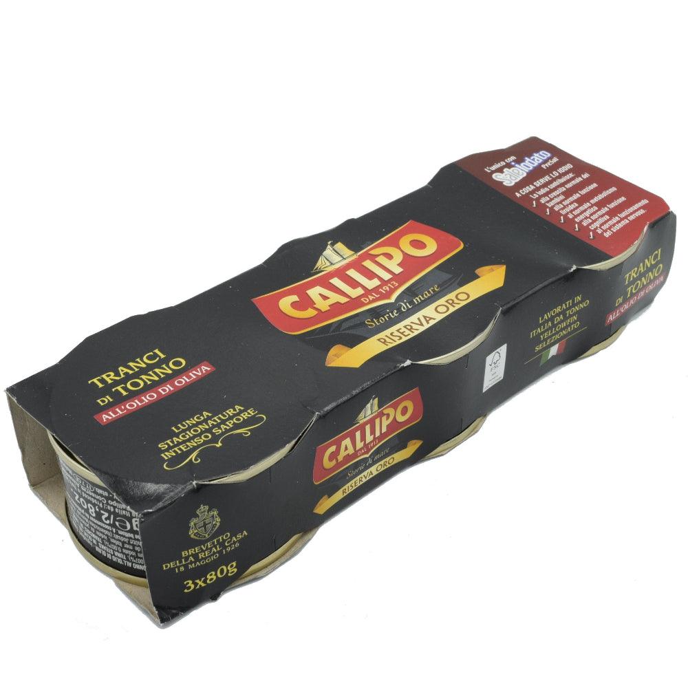 Tranci di tonno all'olio di oliva in latta da 70g