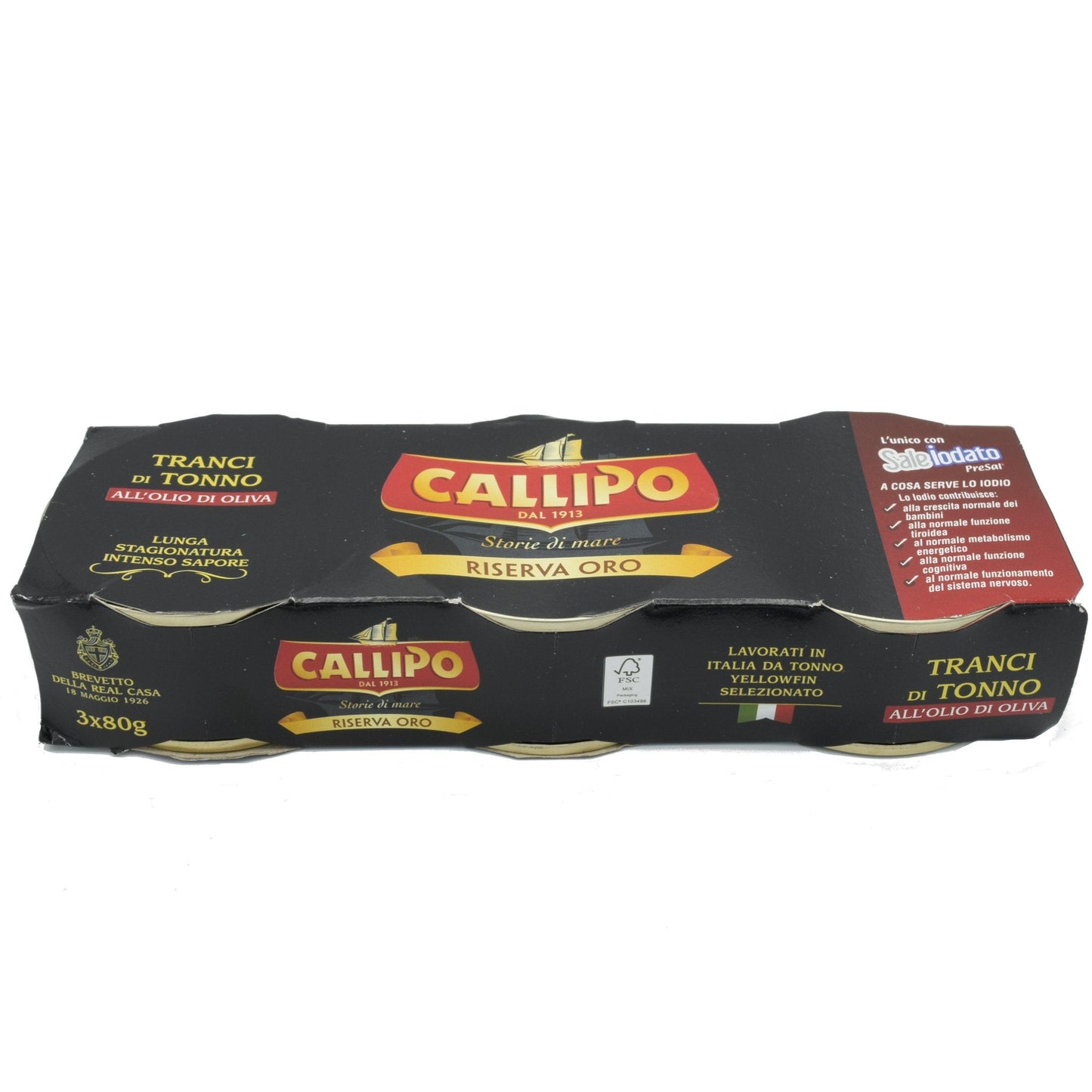 Tranci di Tonno all'Olio di Oliva Callipo 3x70g