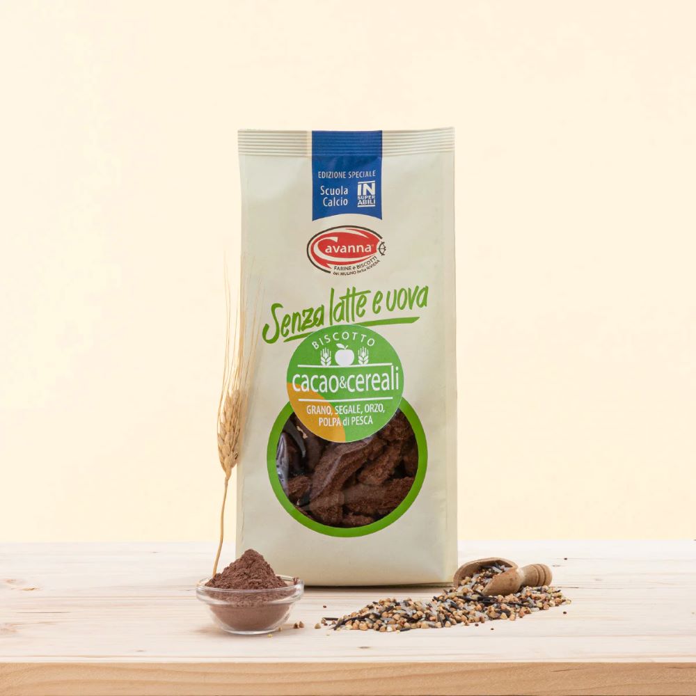 Biscotti Vegani Cacao e Cereali Cavanna