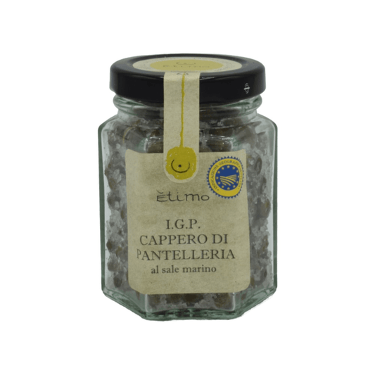 Capperi IGP di Pantelleria Etimo al Sale Marino 90g