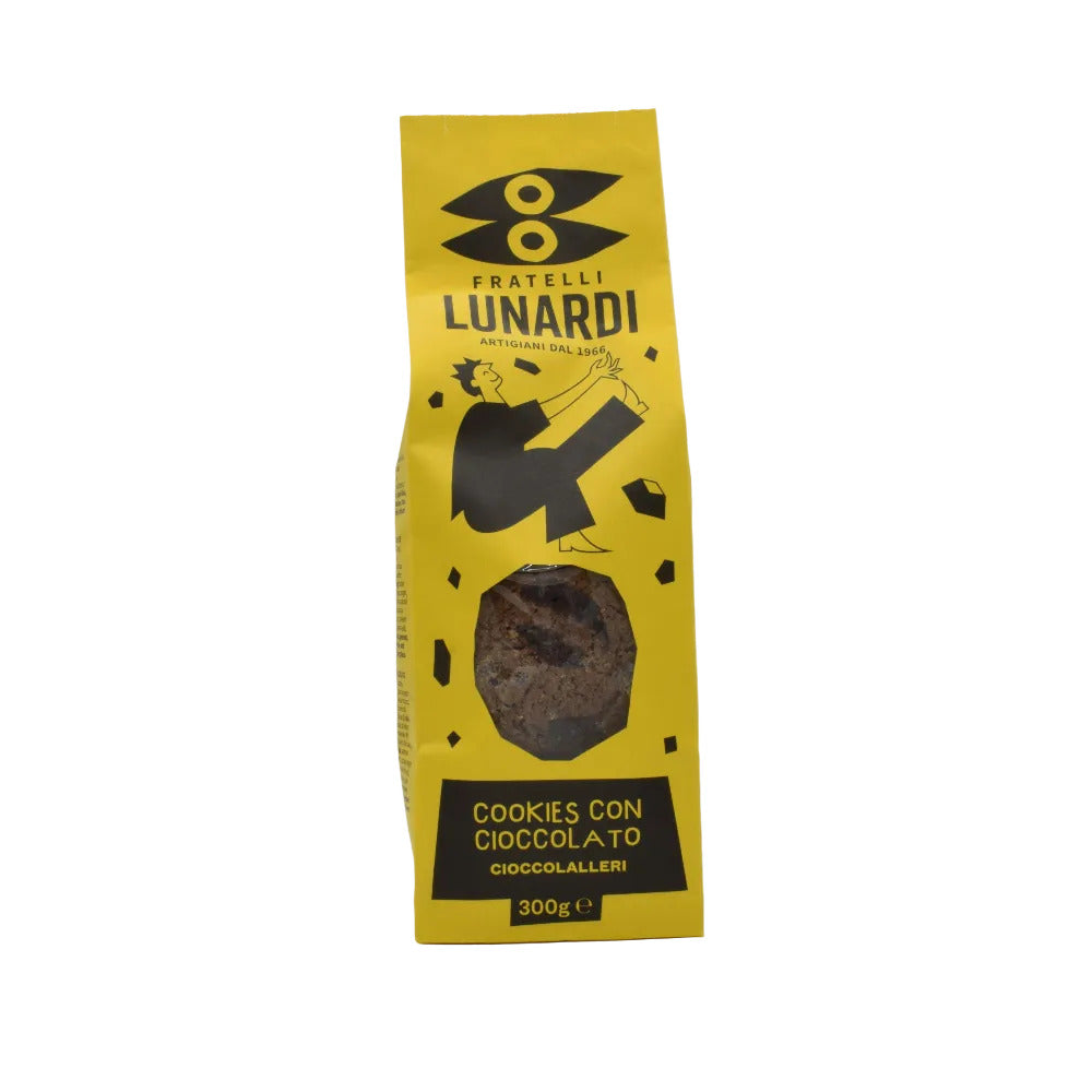 Cookies al Cioccolato Fratelli Lunardi 300g fronte