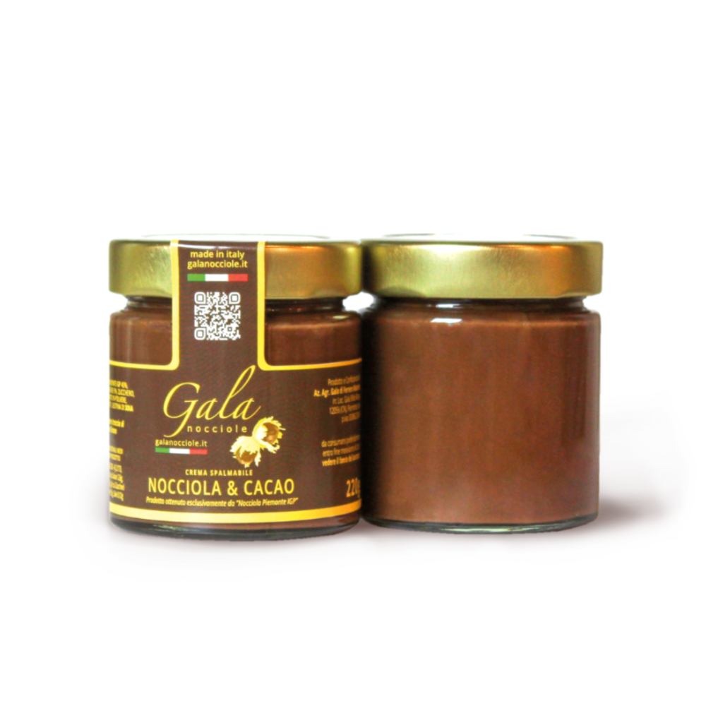 Crema Nocciola e Cacao 220g Gala