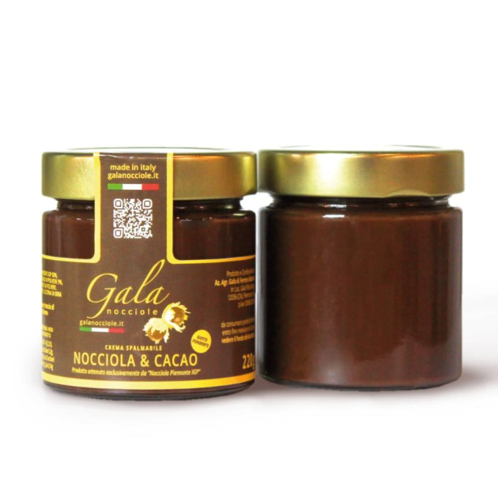 Crema Nocciola e Cacao Gusto Fondente 220g Gala