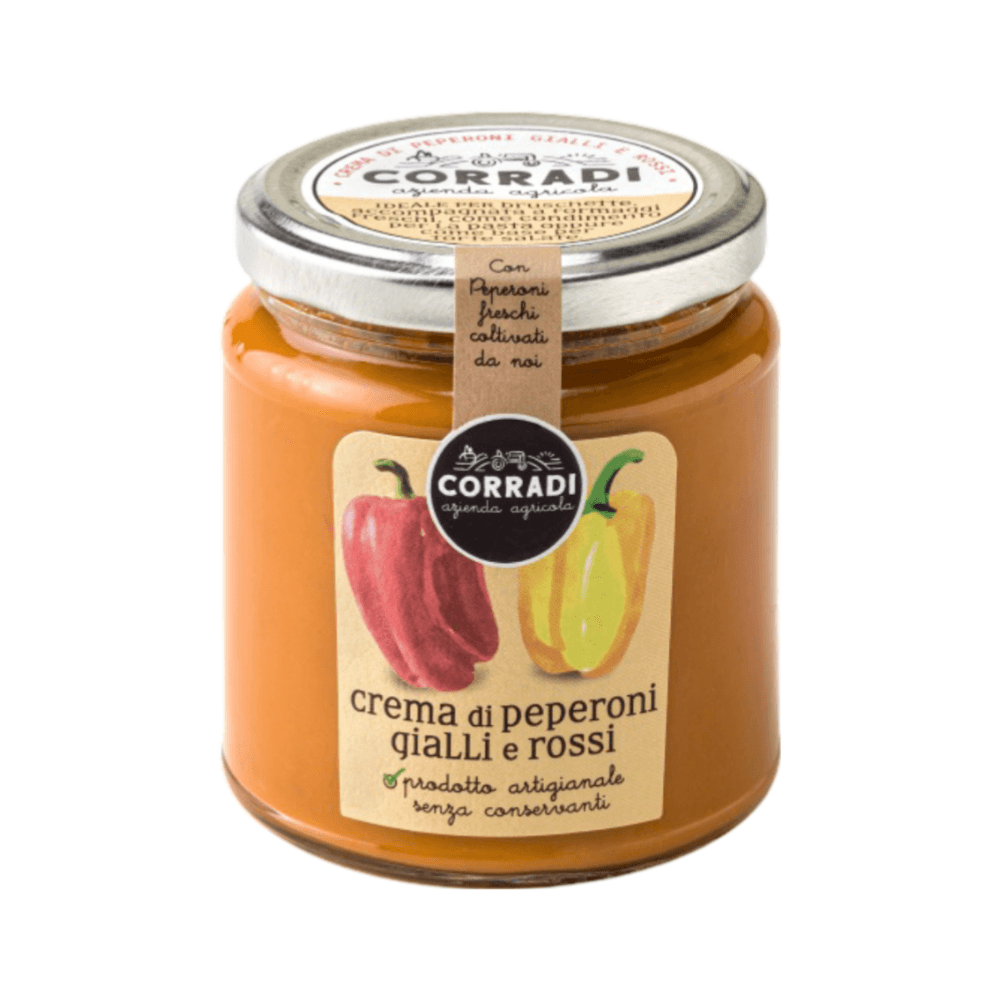 Crema vegetale di Peperoni Gialli e Rossi - Corradi
