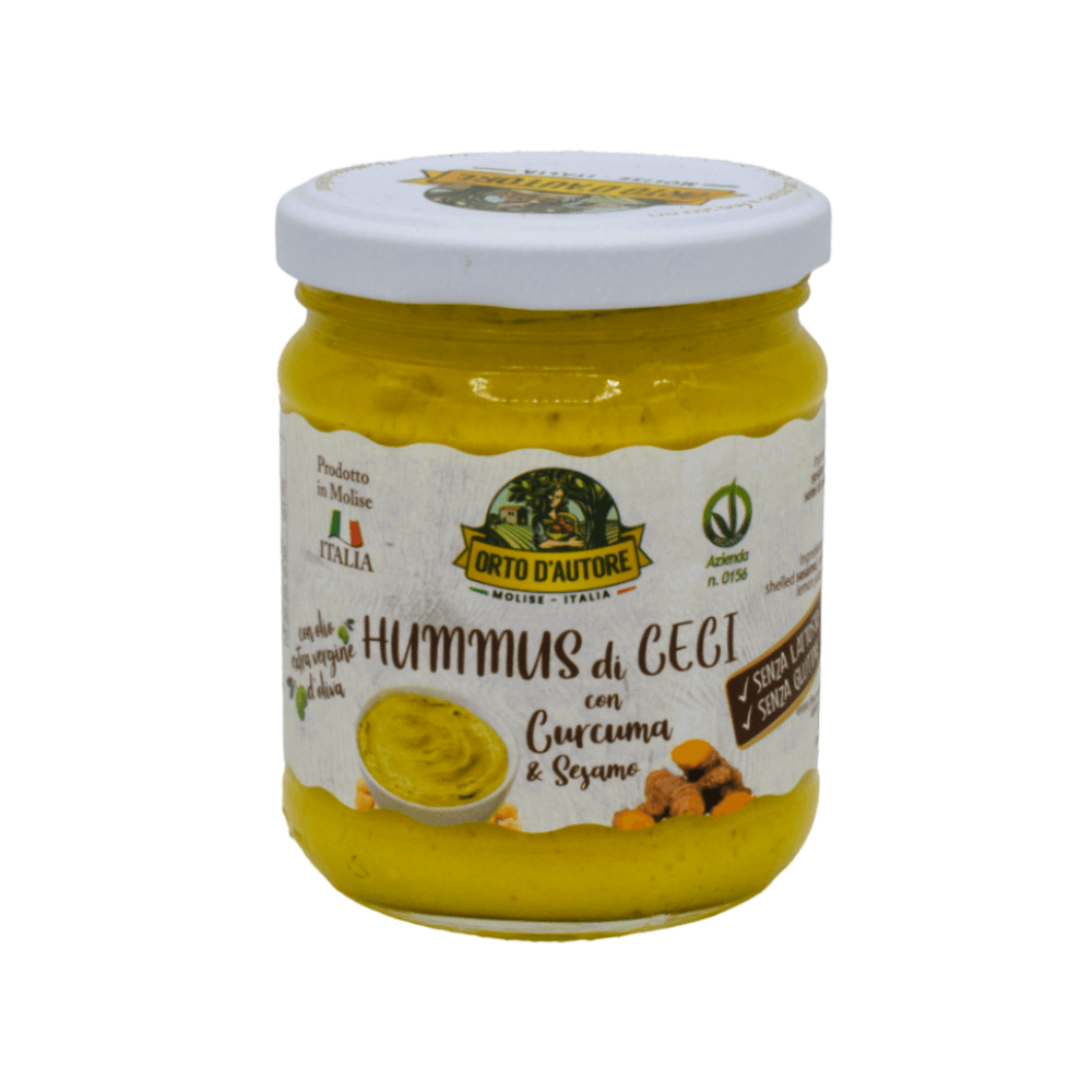 Hummus di Ceci con Curcuma e Sesamo 200g Orto d'Autore 