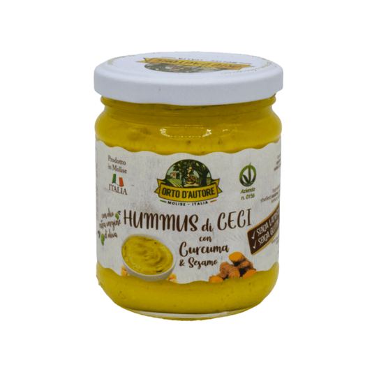 Hummus di Ceci con Curcuma e Sesamo 200g Orto d'Autore 