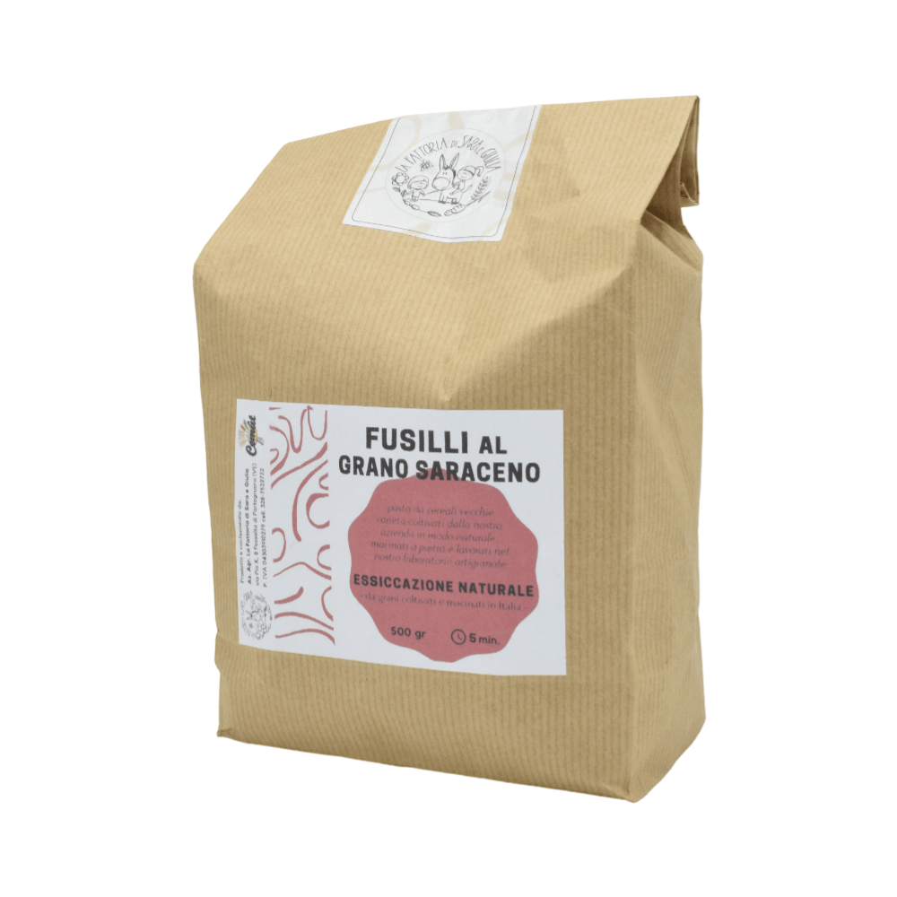 Pasta Fusilli al Grano Saraceno - La Fattoria di Sara e Giulia