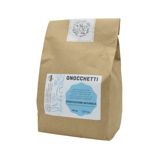Pasta Gnocchetti Semintegrali - La Fattoria di Sara e Giulia 