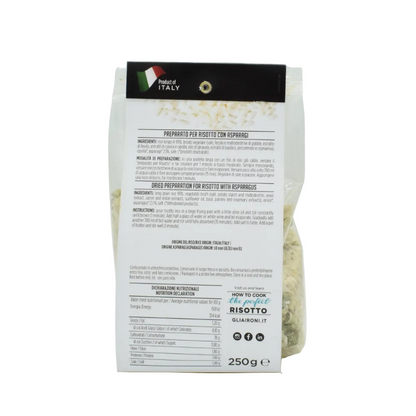 Risotto agli Asparagi Gli Aironi 250g retro