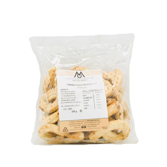 Taralli Gusto Cipolla Massaroapulia 250g