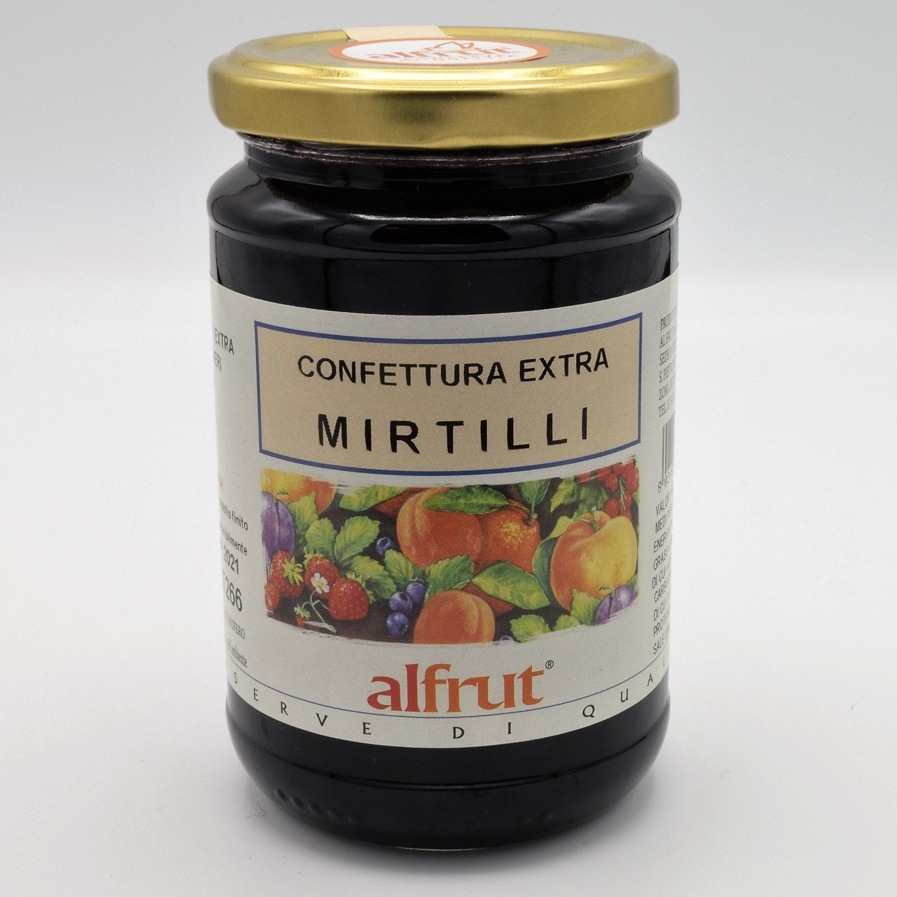 Confettura di mirtilli Alfrut