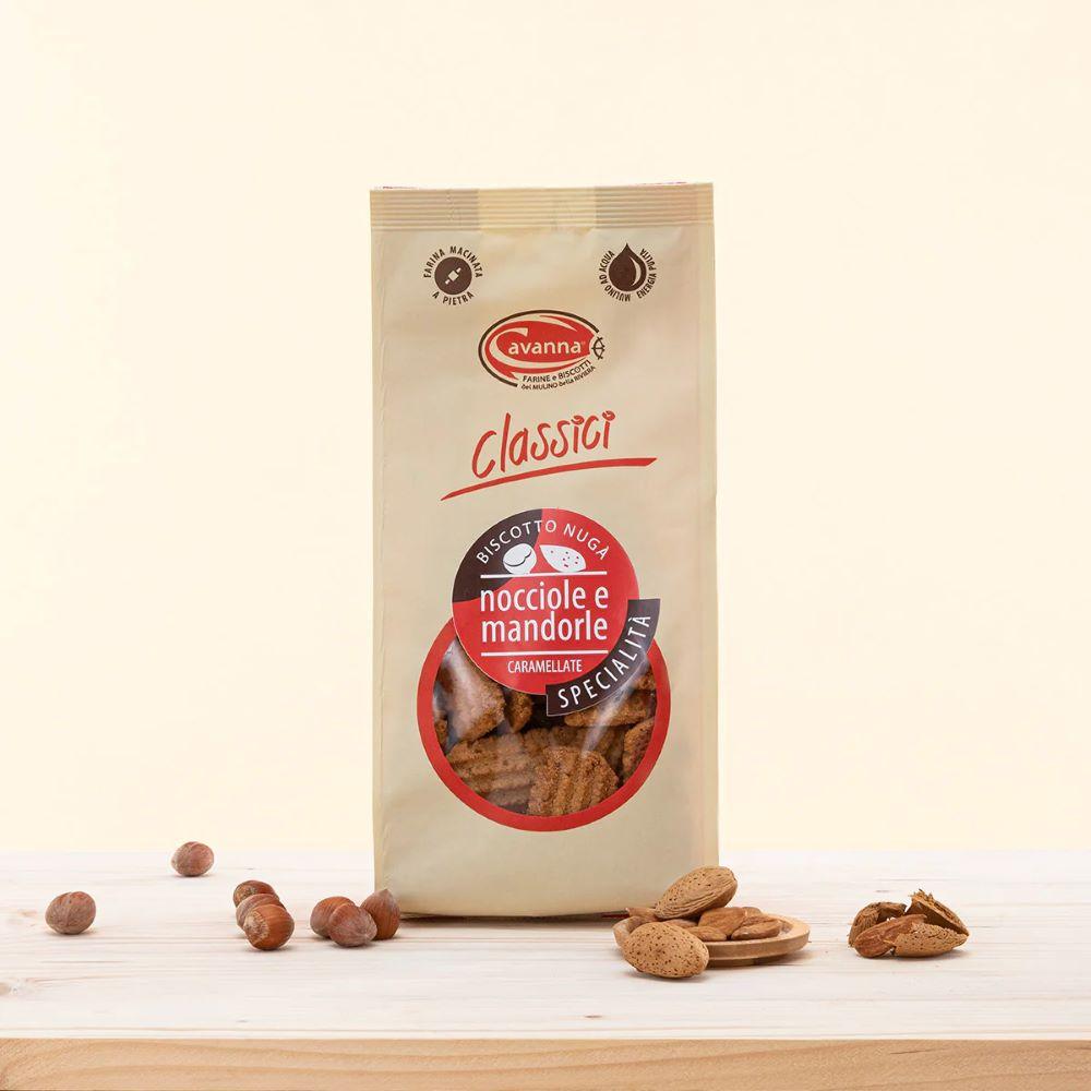 Biscotti nocciole mandorle caramellate Cavanna