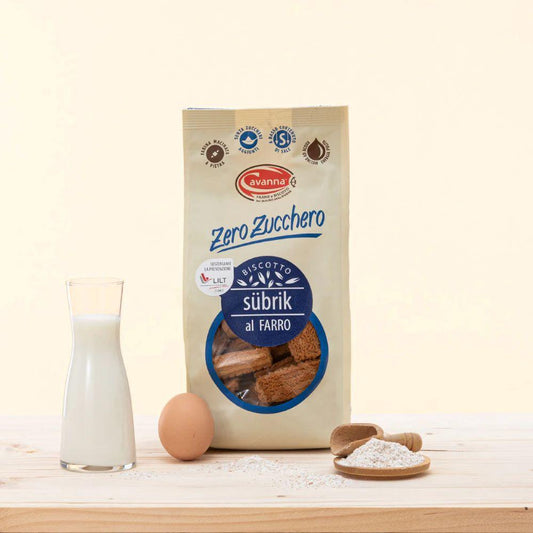 Biscotti zero zucchero al farro Cavanna