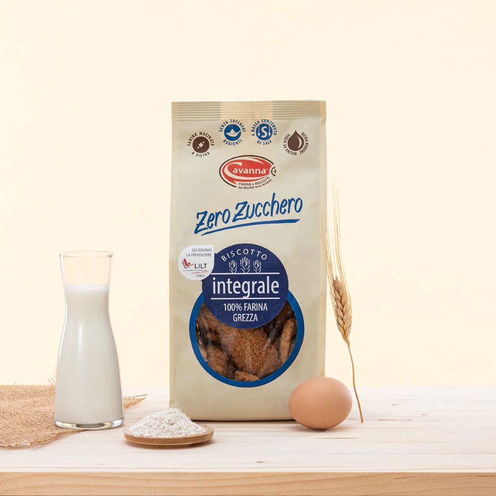 Biscotti zero zucchero integrale Cavanna