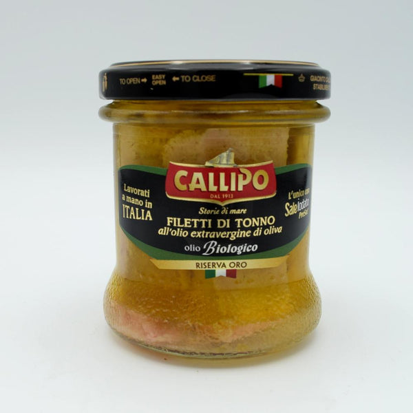 Filetti di tonno in olio d'oliva biologico Callipo