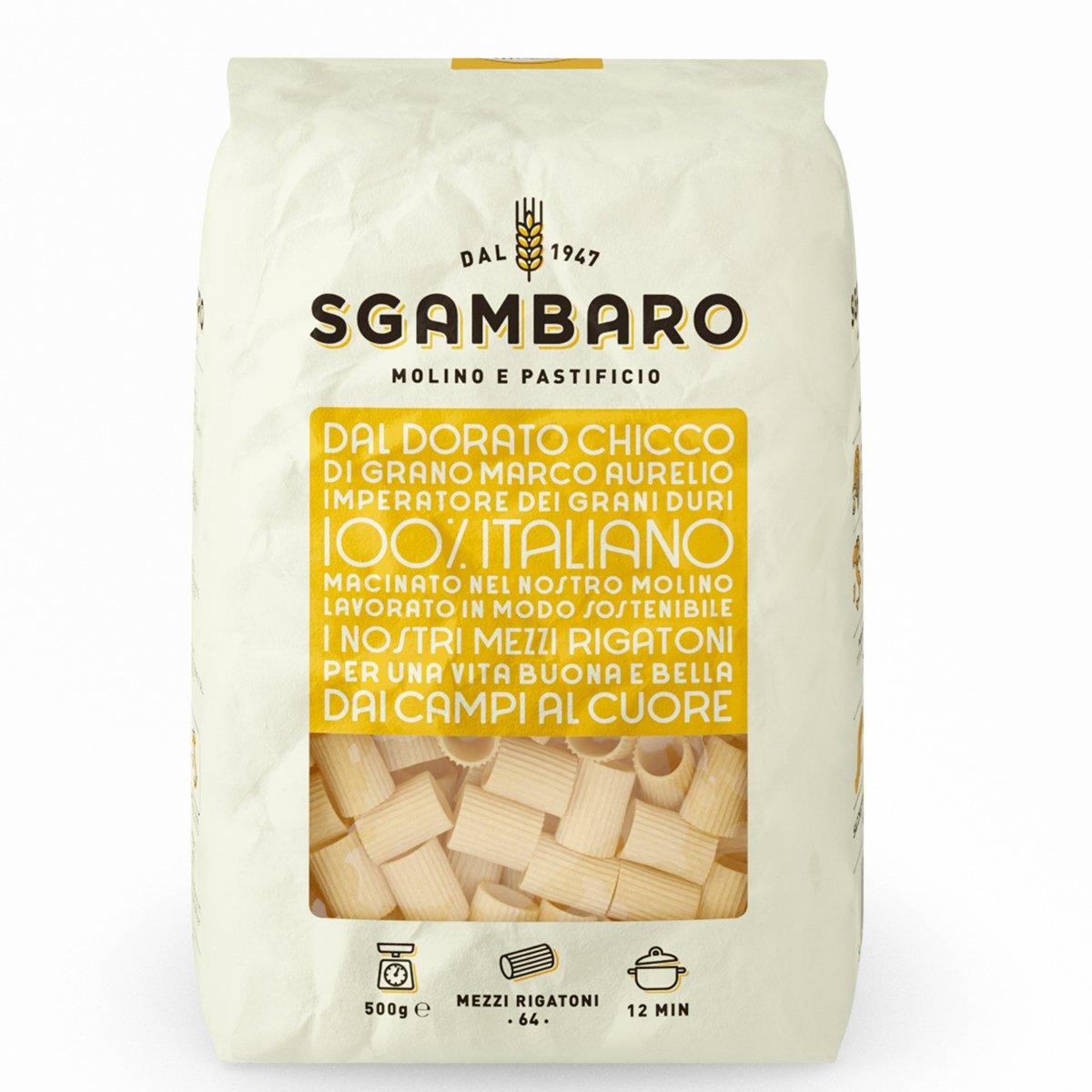 Mezzi rigatoni Sgambaro 500g