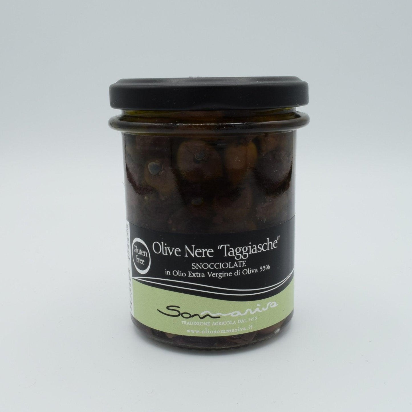 Olive taggiasche snocciolate in olio evo Sommariva 180g