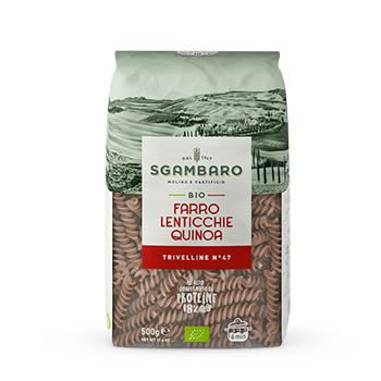 Trivelline farro, lenticchie, quinoa Sgambaro
