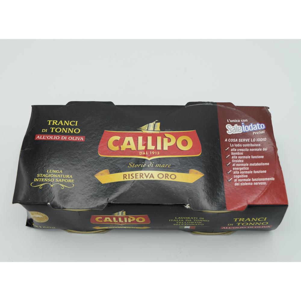 Tranci di tonno all'olio di oliva Callipo 2x140gr